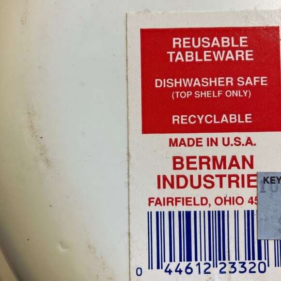 Vintage Berman Industries Halloween Black Cat JackoLantern Serving Bowl - Picture 3 of 3